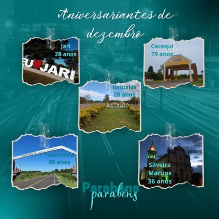 Aniversariantes de Dezembro