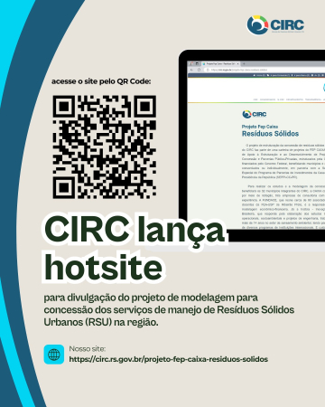 CIRC lança hotsite para divulgação do projeto de modelagem para concessão dos serviço...